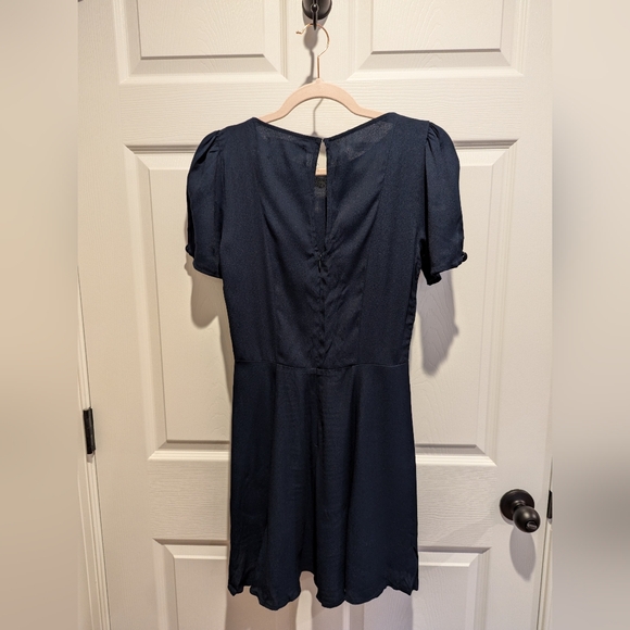 Reformation Mini Dress in Navy - Size 6 - Picture 4 of 8